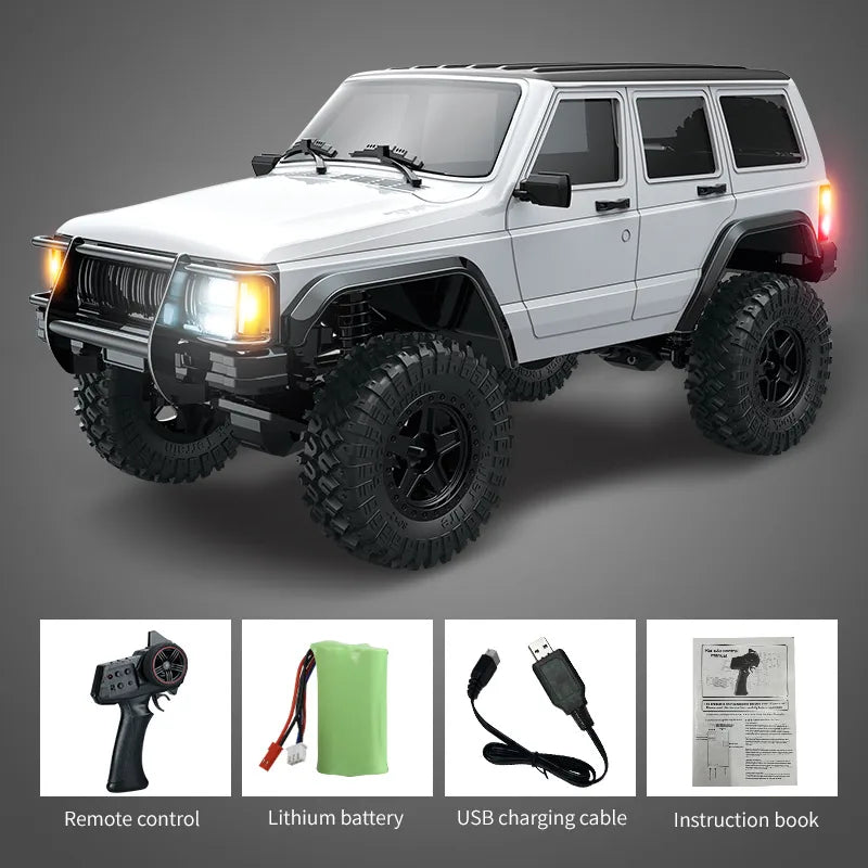 1:18 Jeep Cherokee Simulation Climbing RC Car - Powerful 4WD Off-Road Vehicle RC Car