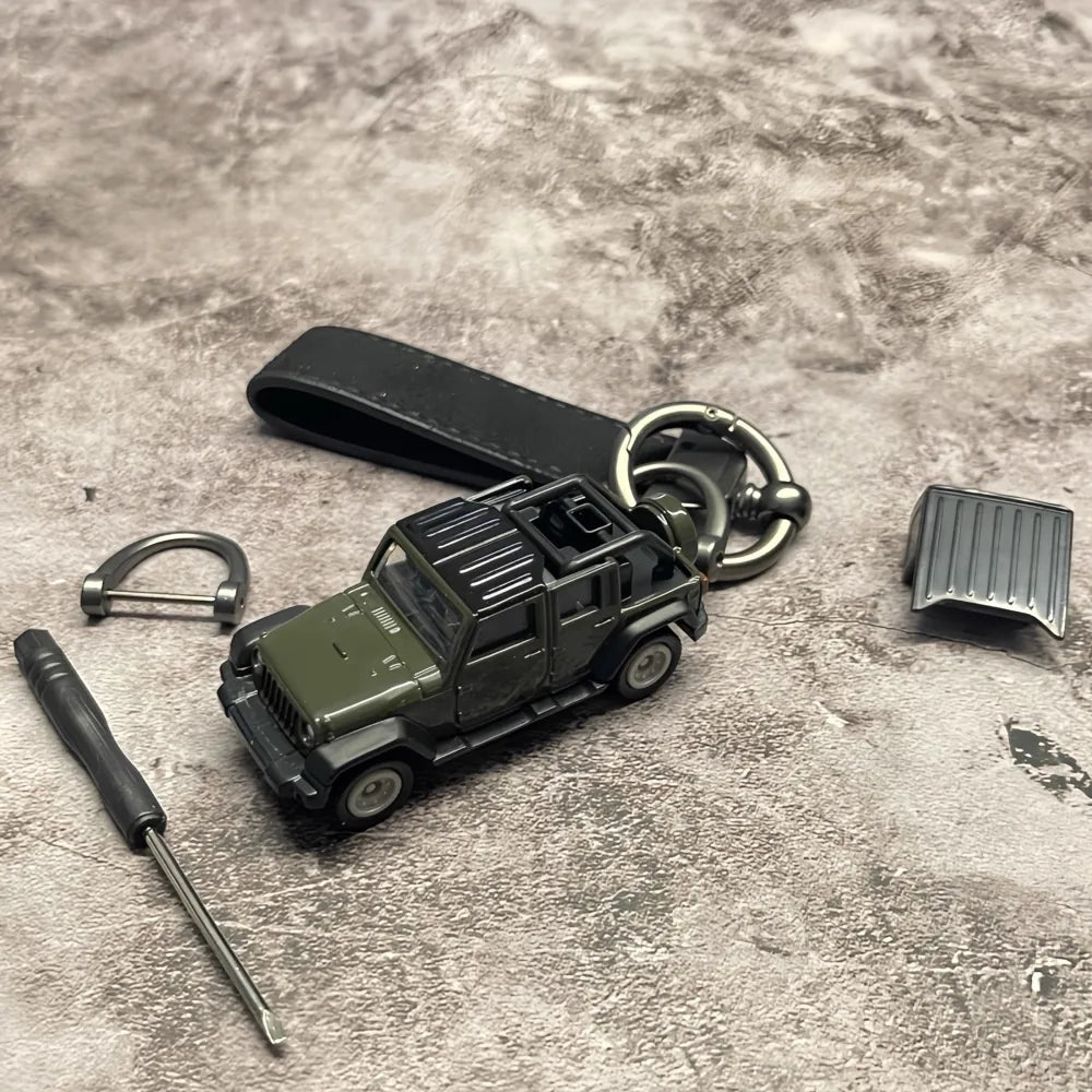 Jeep Wrangler Keychains 1:64 سيارة مصغرة Keychain