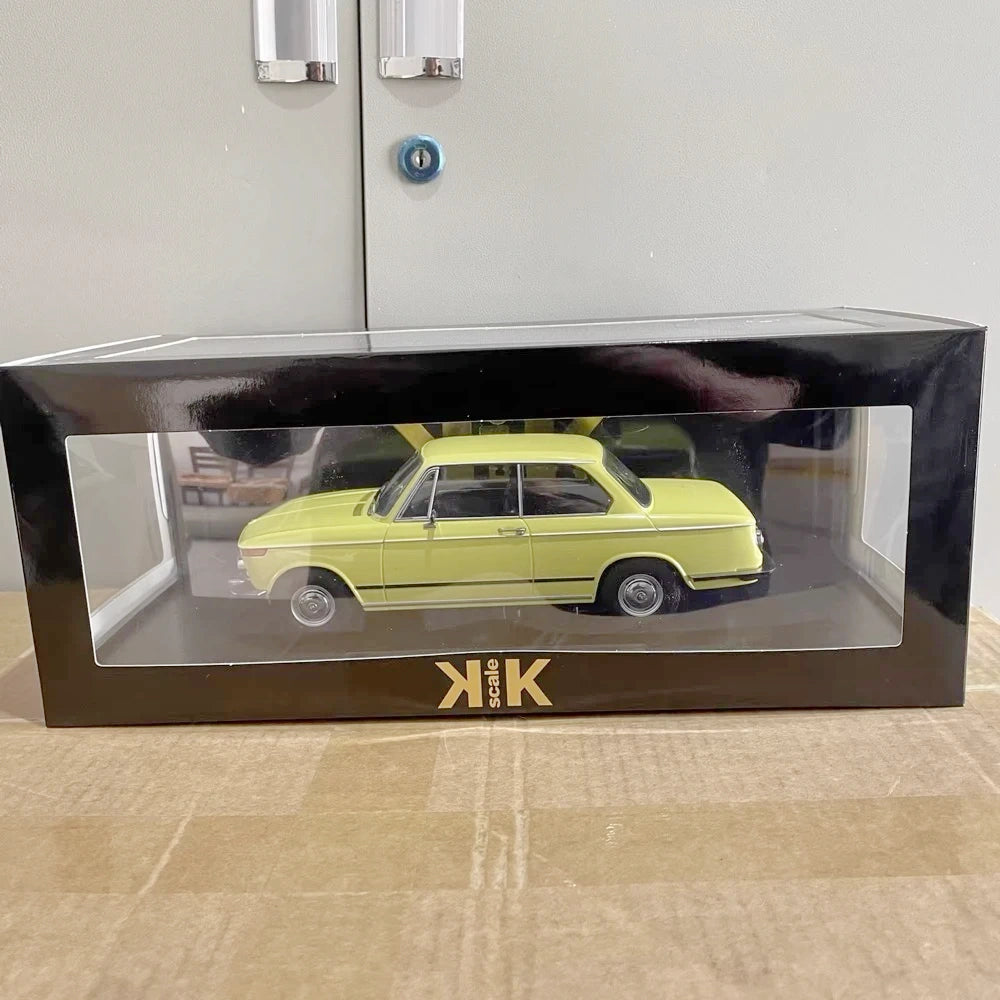 [KK Scale] 1:18 BMW 1971 1602 Yellow Model Car Die-Cast