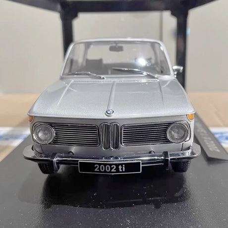[KK échelle] 1:18 BMW 1971 2002 Ti argent voiture miniature Die-Cast