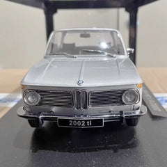 [KK Scale] 1:18 BMW 1971 2002 Ti Silver Model Car Die-Cast