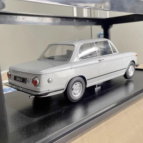 [KK échelle] 1:18 BMW 1971 2002 Ti argent voiture miniature Die-Cast
