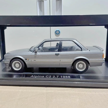 [KK échelle] 1:18 BMW 1988 E30 Alpina C2 2.7 gris voiture miniature Die-Cast