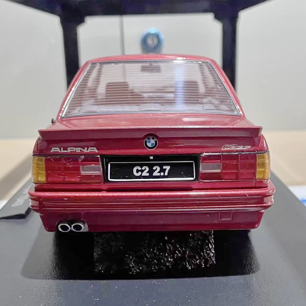 [KK Scale] 1:18 BMW 1988 E30 Alpina C2 2.7 Red Model Car Die-Cast