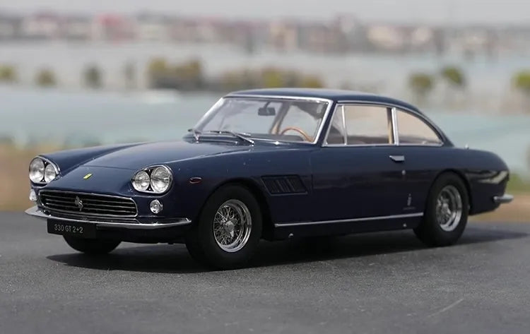 [KK Scale] 1:18 Ferrari 1964 330 GT 2+2 Series I Blue Model Car Die-Cast