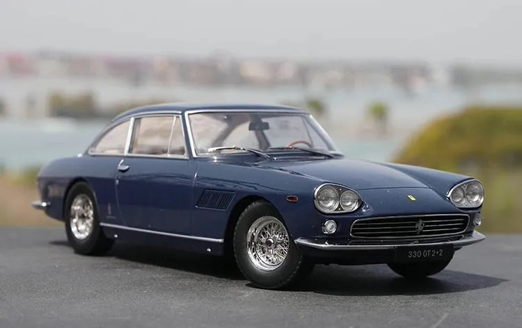 [KK Scale] 1:18 Ferrari 1964 330 GT 2+2 Series I Blue Model Car Die-Cast