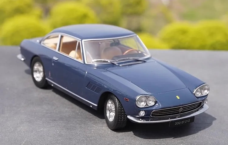 [KK Scale] 1:18 Ferrari 1964 330 GT 2+2 Series I Blue Model Car Die-Cast