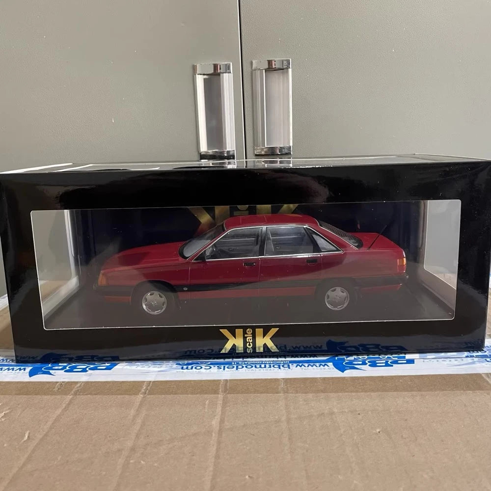 [KK Scale] 1:18 Audi 1989 100 C3 Red Model Car Die-Cast