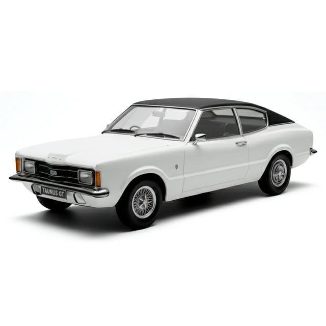 [KK Scale] 1:18 Ford 1971 Taunus GT White Model Car Die-Cast