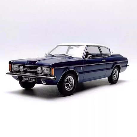 [KK Schaal] 1:18 Ford 1971 Taunus GXL blauw modelauto Die-Cast