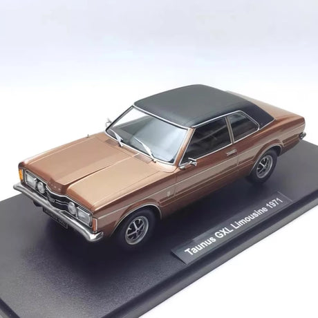 [KK Schaal] 1:18 Ford 1971 Taunus GXL bruin modelauto Die-Cast