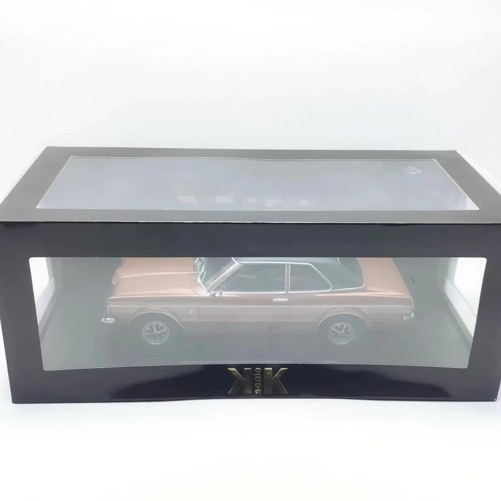 [KK Scale] 1:18 Ford 1971 Taunus GXL Brown Model Car Die-Cast