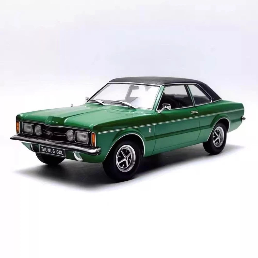 [KK Scale] 1:18 Ford 1971 Taunus GXL Green Model Car Die-Cast