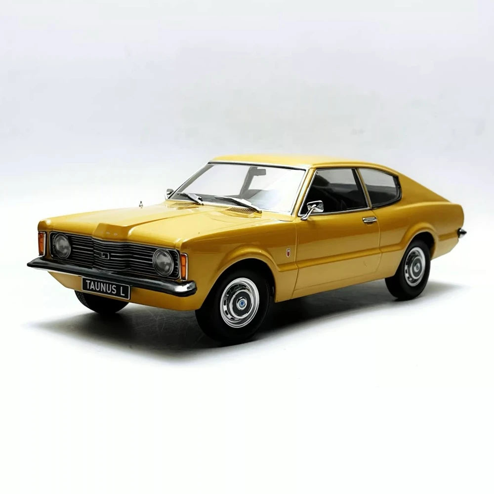 [KK Scale] 1:18 Ford 1971 Taunus L Yellow Model Car Die-Cast