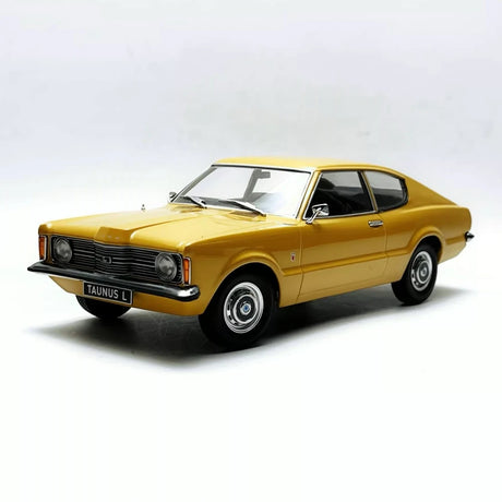 [KK Schaal] 1:18 Ford 1971 Taunus L geel modelauto Die-Cast