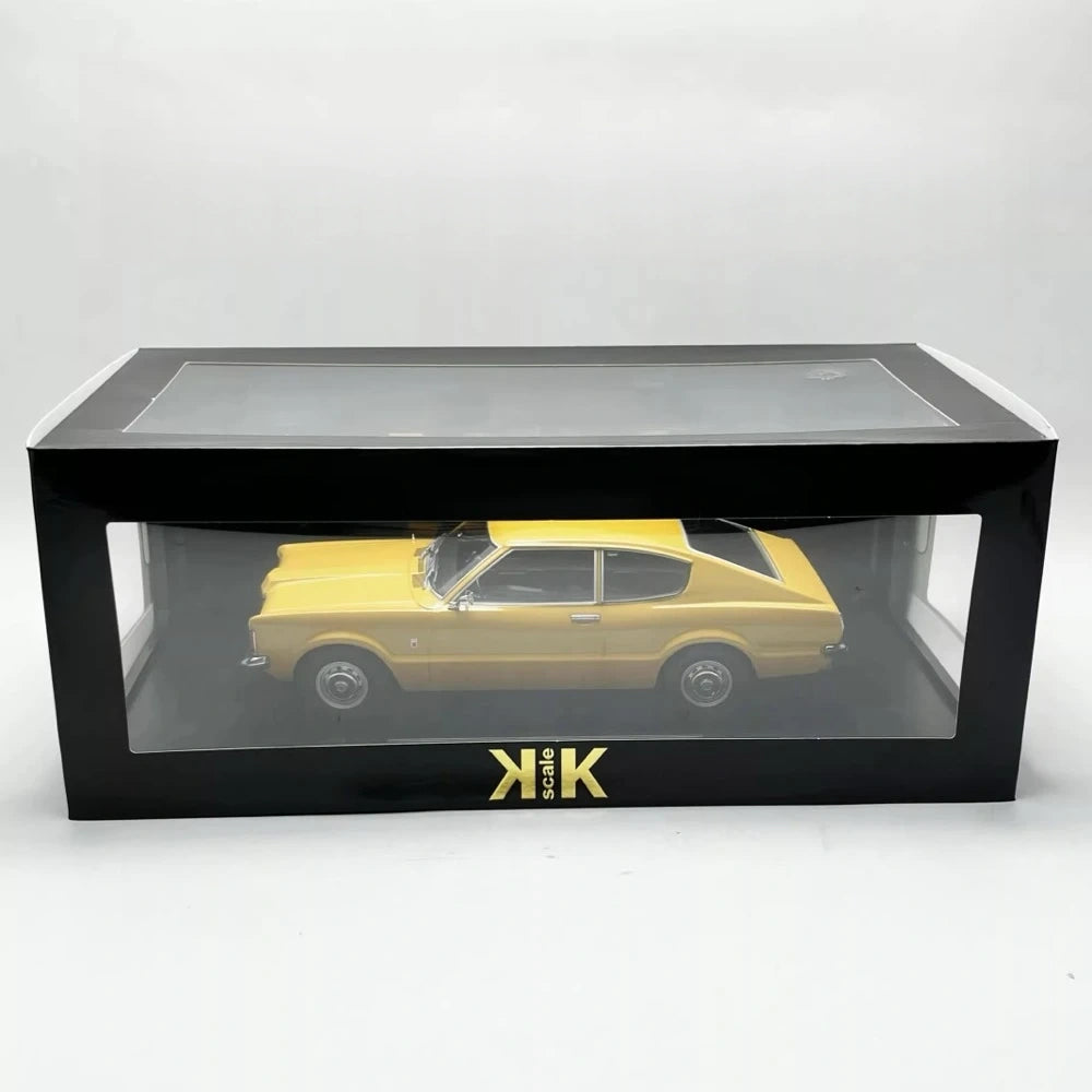 [KK Scale] 1:18 Ford 1971 Taunus L Yellow Model Car Die-Cast