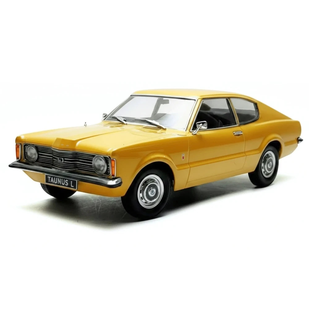 [KK Scale] 1:18 Ford 1971 Taunus L Yellow Model Car Die-Cast