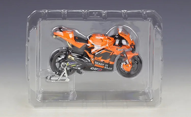1:18 KTM 2021 RC16 Factory Racing Monster Team Motorcycle Model