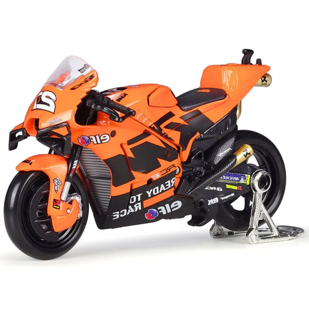 1:18 KTM 2021 RC16 Factory Racing Monster Team Motorcycle Model