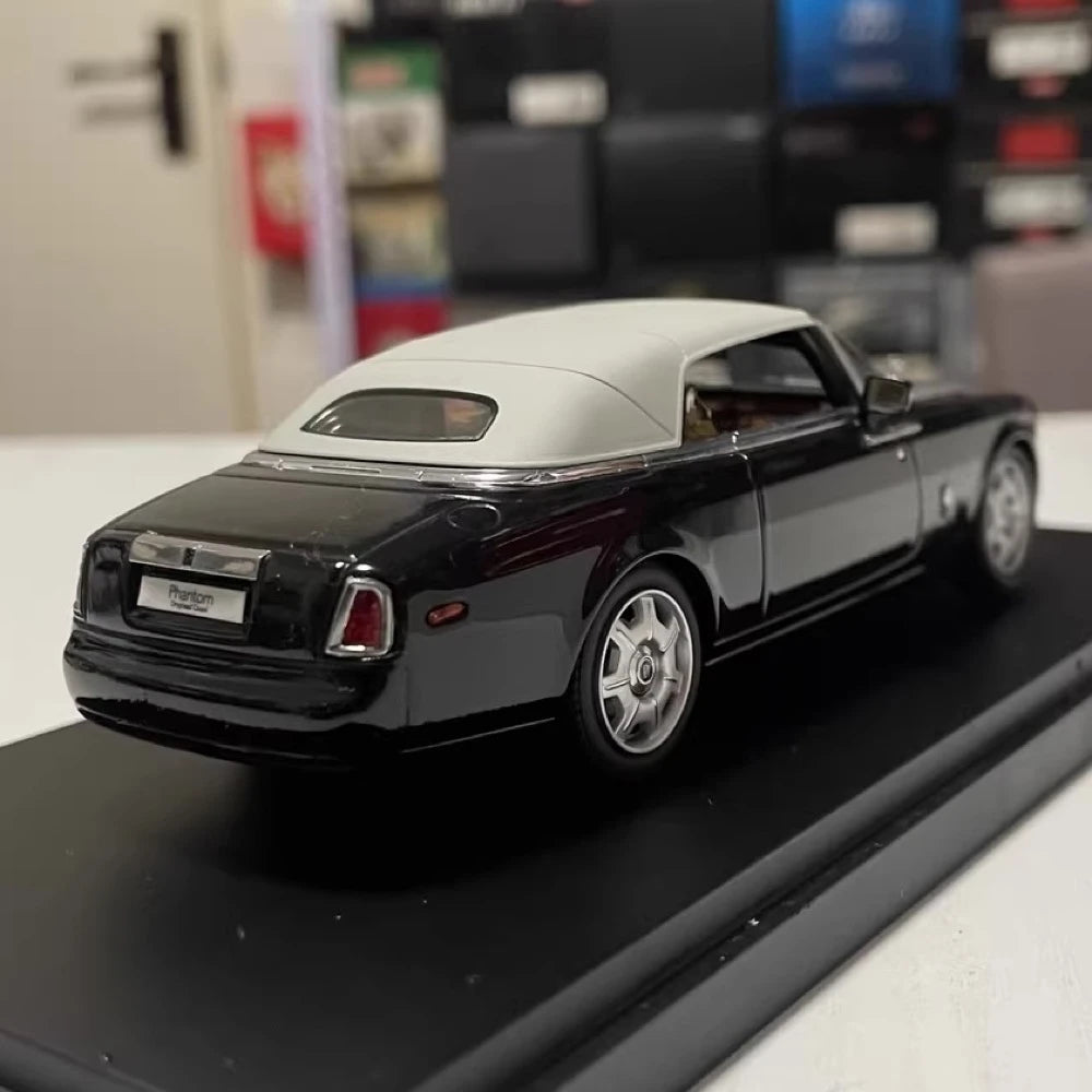 [Kyosho] 1:43 Rolls-Royce 2007 Phantom Drophead Black Model Car Die-Cast