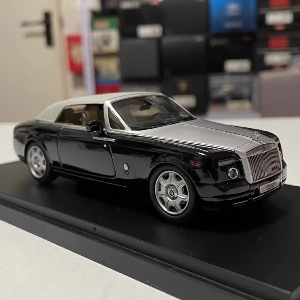 [Kyosho] 1:43 Rolls-Royce 2007 Phantom Drophead Black Model Car Die-Cast