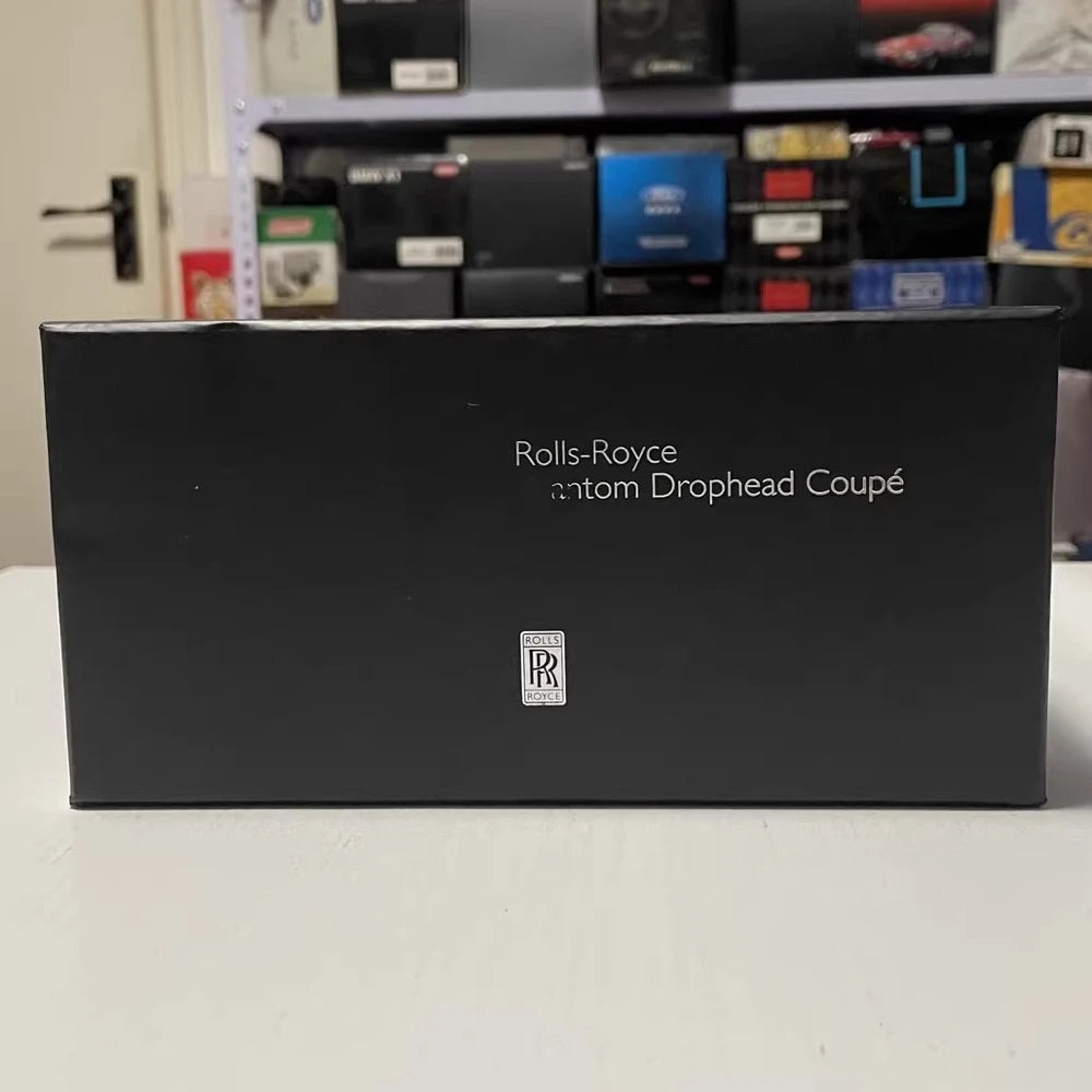 [Kyosho] 1:43 Rolls-Royce 2007 Phantom Drophead Black Model Car Die-Cast