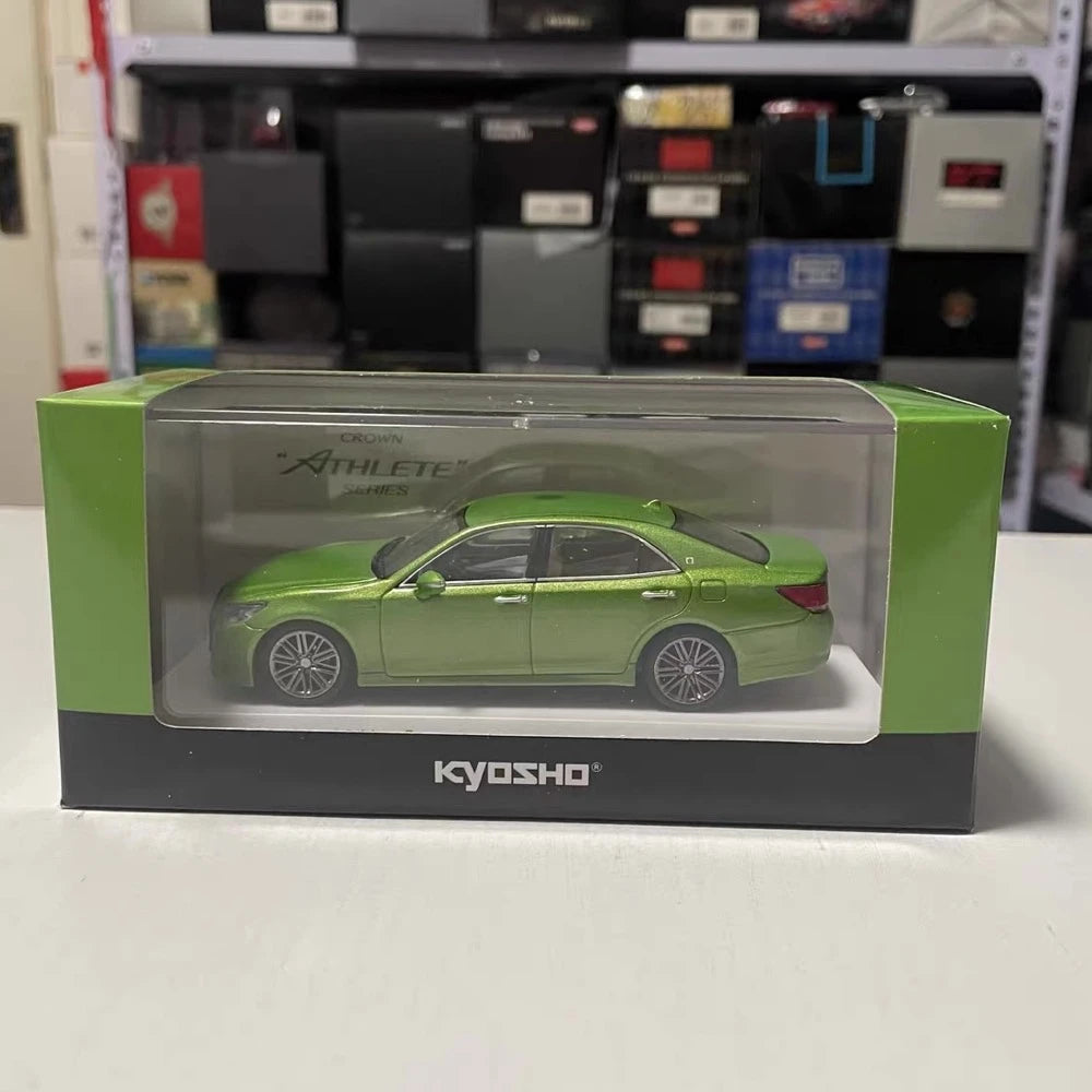 [Kyosho] 1:43 Toyota 2013 Crown Athlete Hybrid S Green Model Car Die-Cast