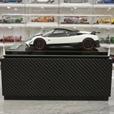 Kash Pagani 2009 Zonda Cinque Coupe White 1:18 – Resina modelo de colección