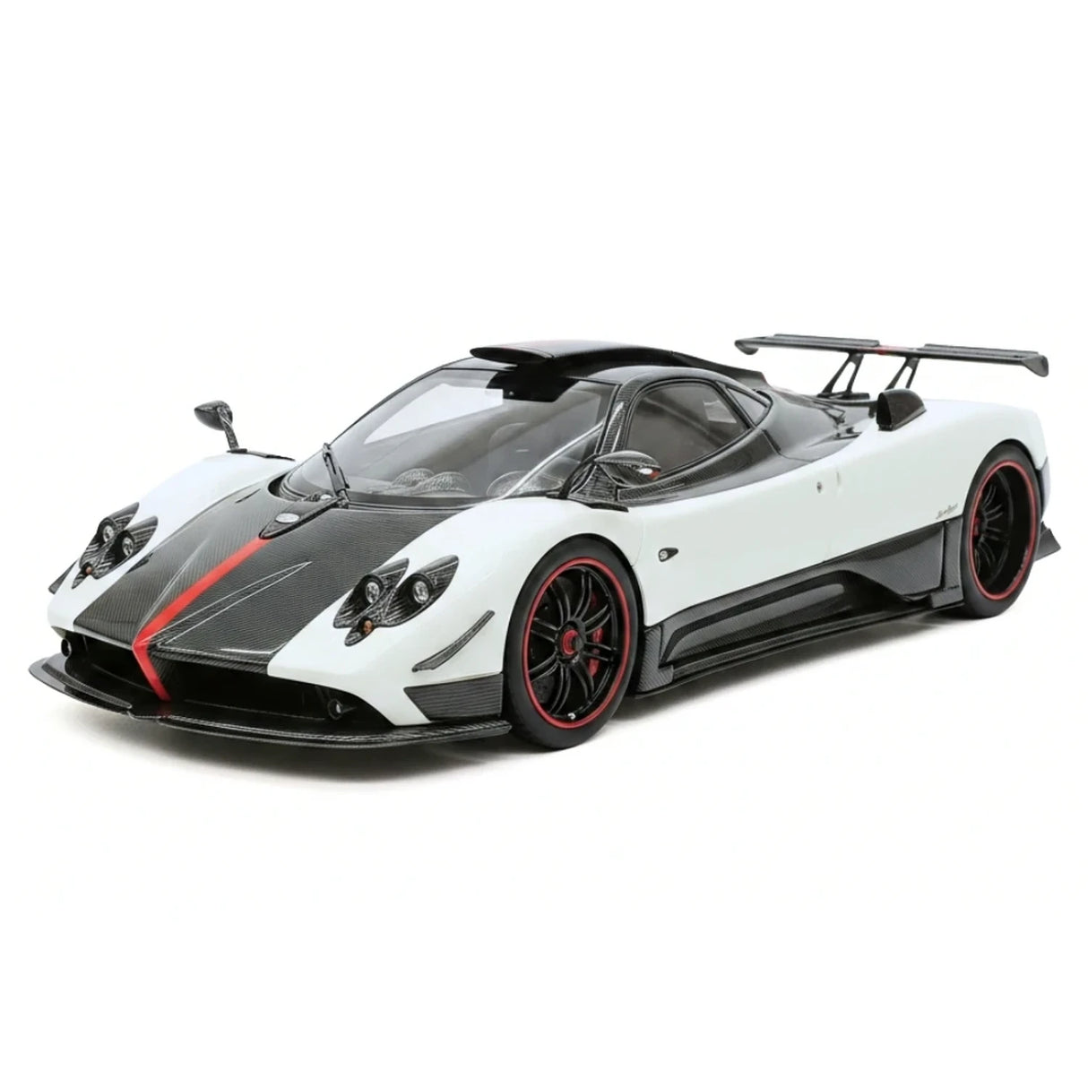 Kash Pagani 2009 Zonda Cinque Coupe White 1:18 – Resina modelo de colección