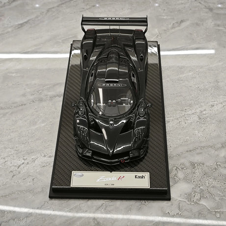 Kash Pagani 2009 Zonda R Lucidy Black 1:18 – Resina da collezione per modelli in resina
