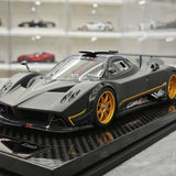 Kash Pagani 2009 Zonda R Matte Black 1:18 – Modello in resina collezionabile