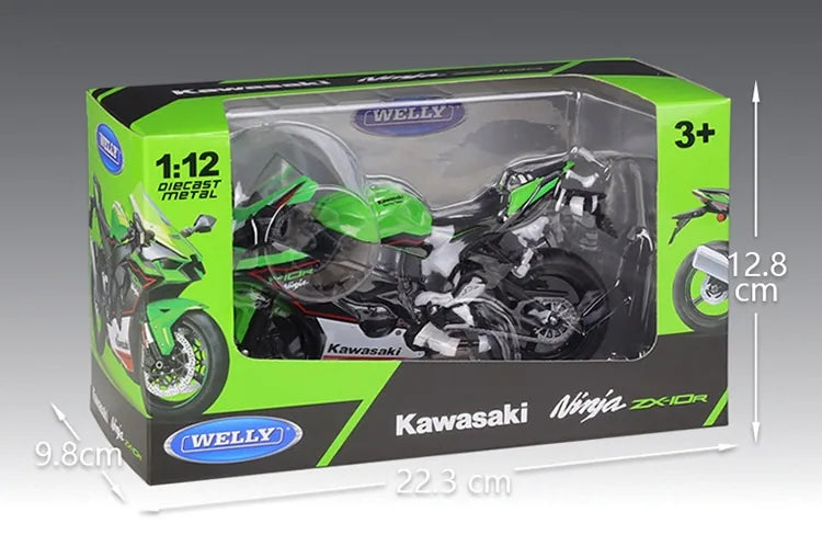 1:12 Kawasaki Ninja 2021 ZX-10R Motorcycle Model