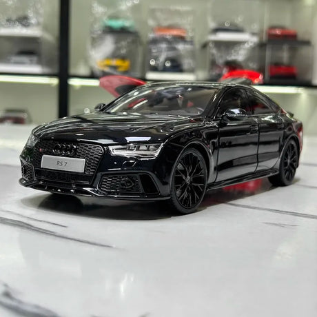 [KengFai] 1:18 Audi 2013 RS7 Sportback C7 Black Model Car Die-Cast