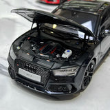 [KengFai] 1:18 Audi 2013 RS7 Sportback C7 Black Model Car Die-Cast