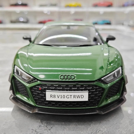 [KengFai] 1:18 Audi 2021 R8 GT RWD Green Model Car Die-Cast