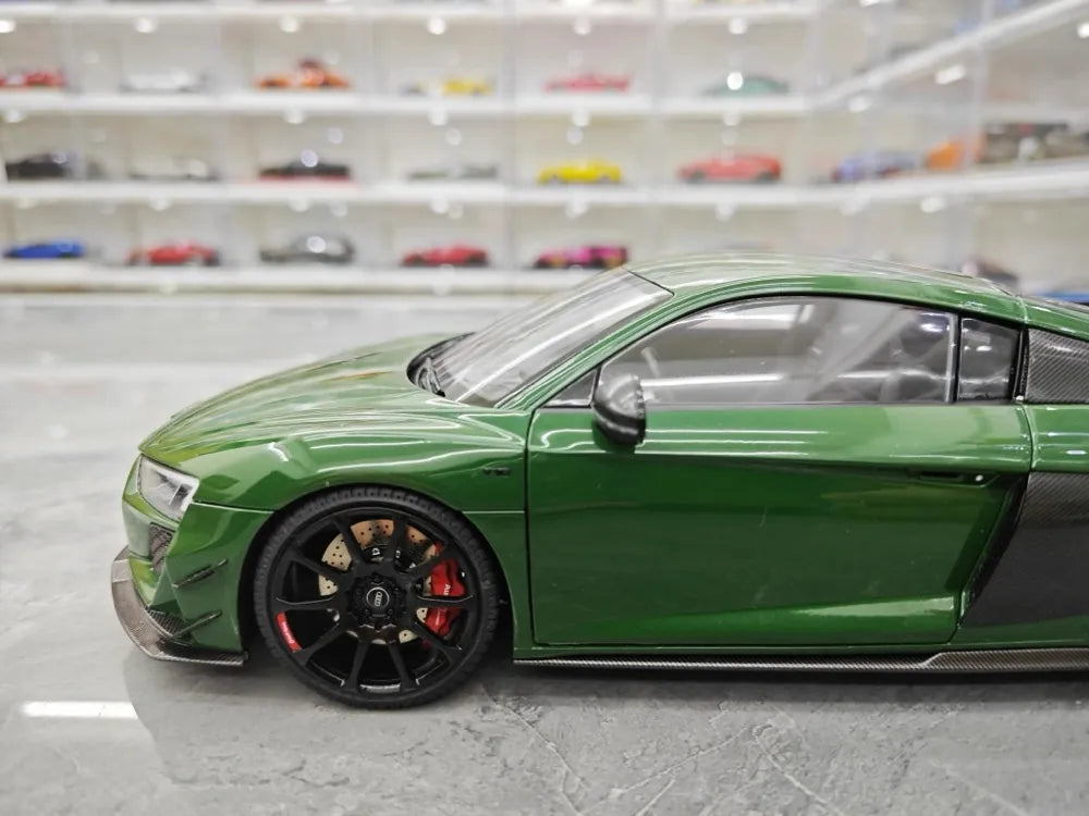 [KengFai] 1:18 Audi 2021 R8 GT RWD Green Model Car Die-Cast