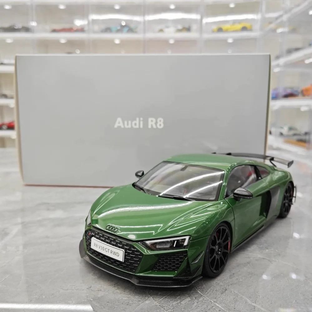 [KengFai] 1:18 Audi 2021 R8 GT RWD Green Model Car Die-Cast