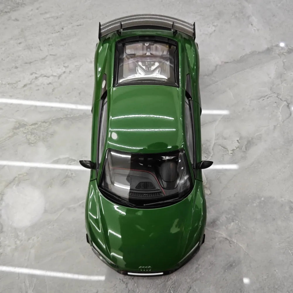 [KengFai] 1:18 Audi 2021 R8 GT RWD Green Model Car Die-Cast