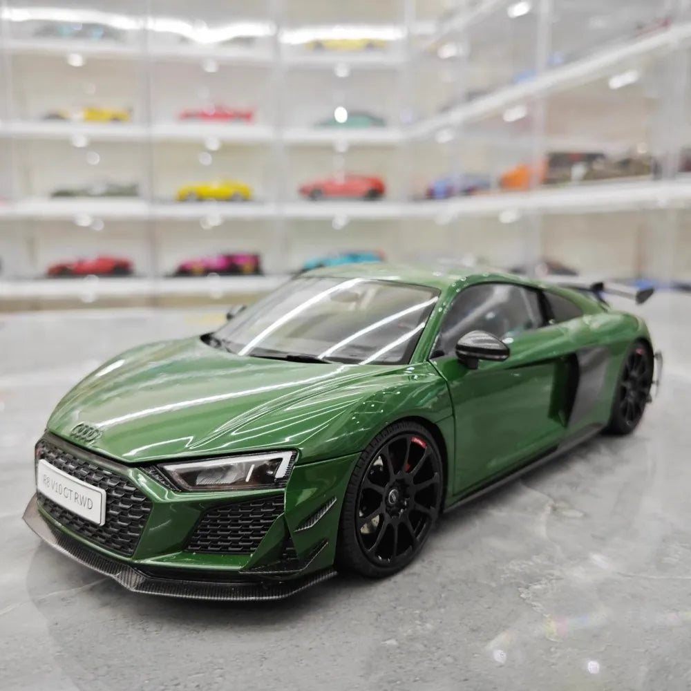 [KengFai] 1:18 Audi 2021 R8 GT RWD Green Model Car Die-Cast
