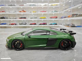 [KengFai] 1:18 Audi 2021 R8 GT RWD Green Model Car Die-Cast