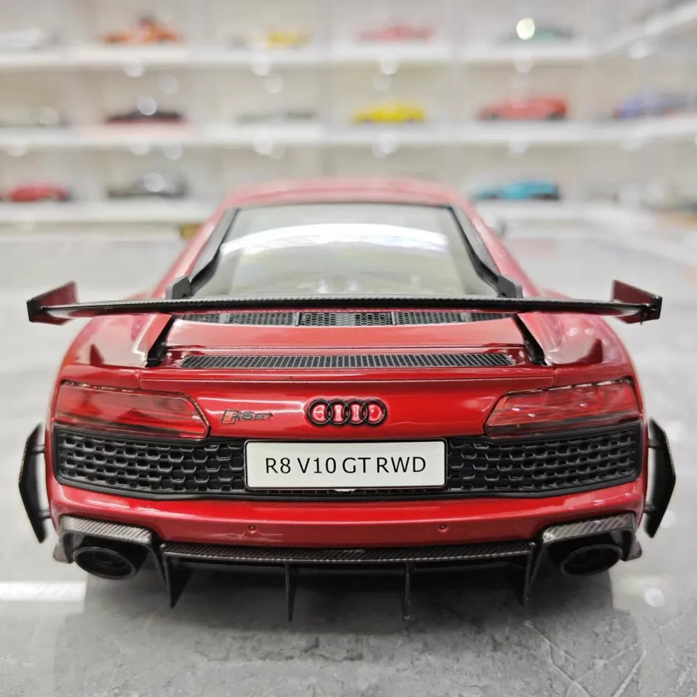 [KengFai] 1:18 Audi 2021 R8 GT RWD Red Model Car Die-Cast