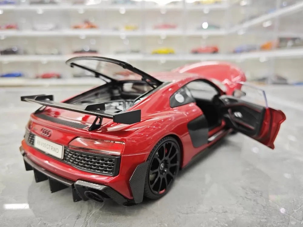 [KengFai] 1:18 Audi 2021 R8 GT RWD Red Model Car Die-Cast