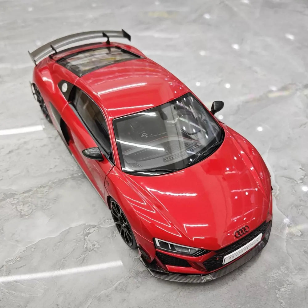 [KengFai] 1:18 Audi 2021 R8 GT RWD Red Model Car Die-Cast