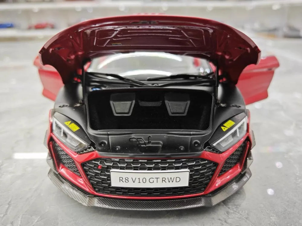 [KengFai] 1:18 Audi 2021 R8 GT RWD Red Model Car Die-Cast