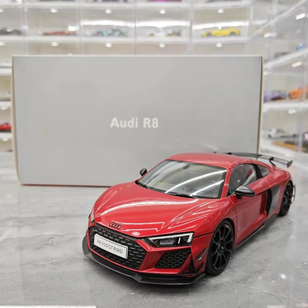 [KengFai] 1:18 Audi 2021 R8 GT RWD Red Model Car Die-Cast