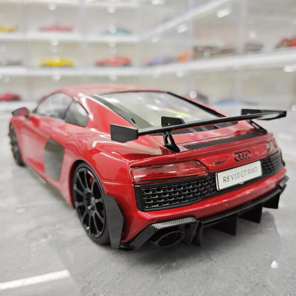 [KengFai] 1:18 Audi 2021 R8 GT RWD Red Model Car Die-Cast