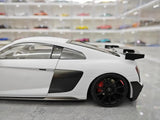 [KengFai] 1:18 Audi 2021 R8 GT RWD valkoinen pienoismalli Die-Cast