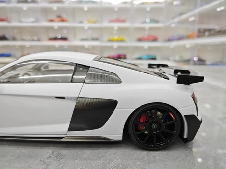 [KengFai] 1:18 Audi 2021 R8 GT RWD White Model Car Die-Cast