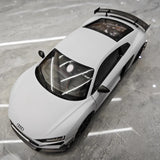 [KengFai] 1:18 Audi 2021 R8 GT RWD valkoinen pienoismalli Die-Cast