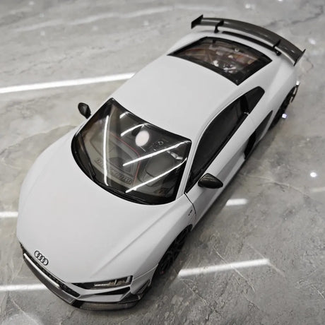 [KengFai] 1:18 Audi 2021 R8 GT RWD White Model Car Die-Cast